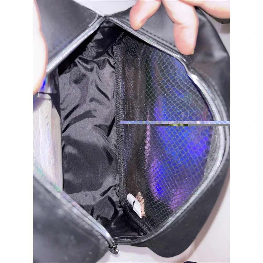 New Bath & Body Works Disney Maleficent Iridescent Cosmetic Makeup Bag Dragon